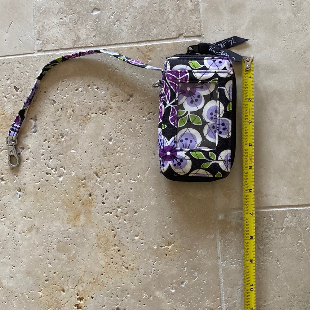 Vera Bradley retired Plum Petals credit card /ID pouch💜